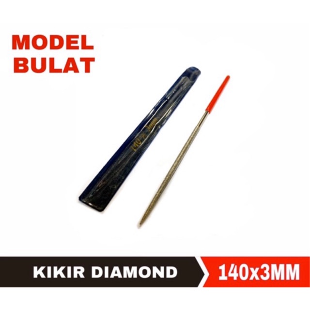 

Kikir Diamond Bulat 140mm