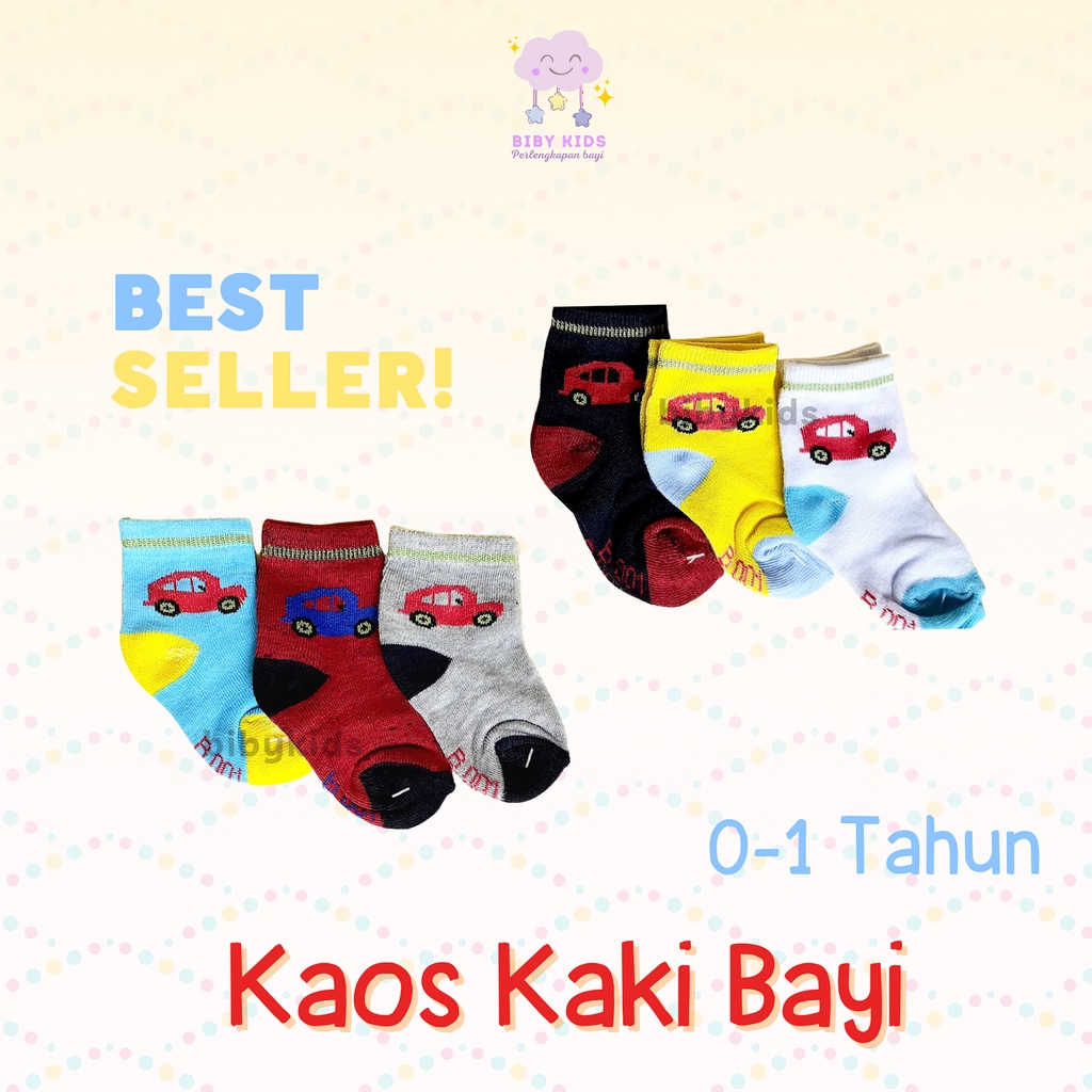 Kaos Kaki Bayi Baru Lahir Baby Laki Perempuan Perlengkapan Baby Newborn Lucu Murah Kaos Kaki Baby Karakter TANPA Anti Selip