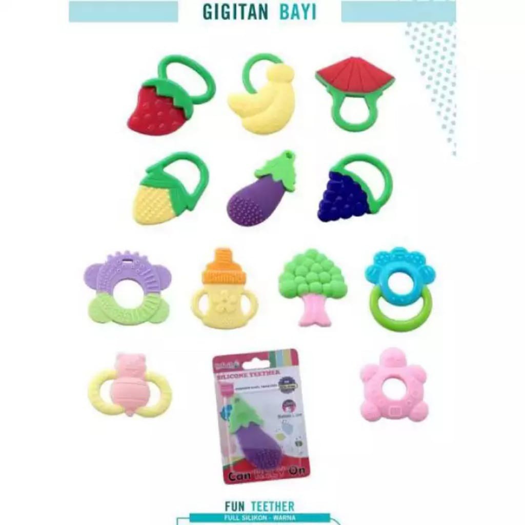 Gigitan Bayi Silikon Reliable / Teether Silicone Reliable / Gigitan Silicone