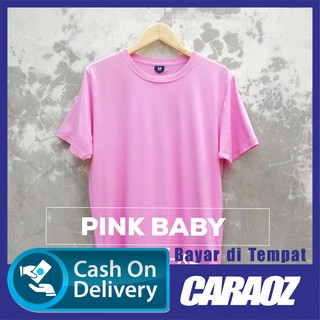 Download Kaos Polos Warna Pink Baby Depan Belakang - Paimin Gambar