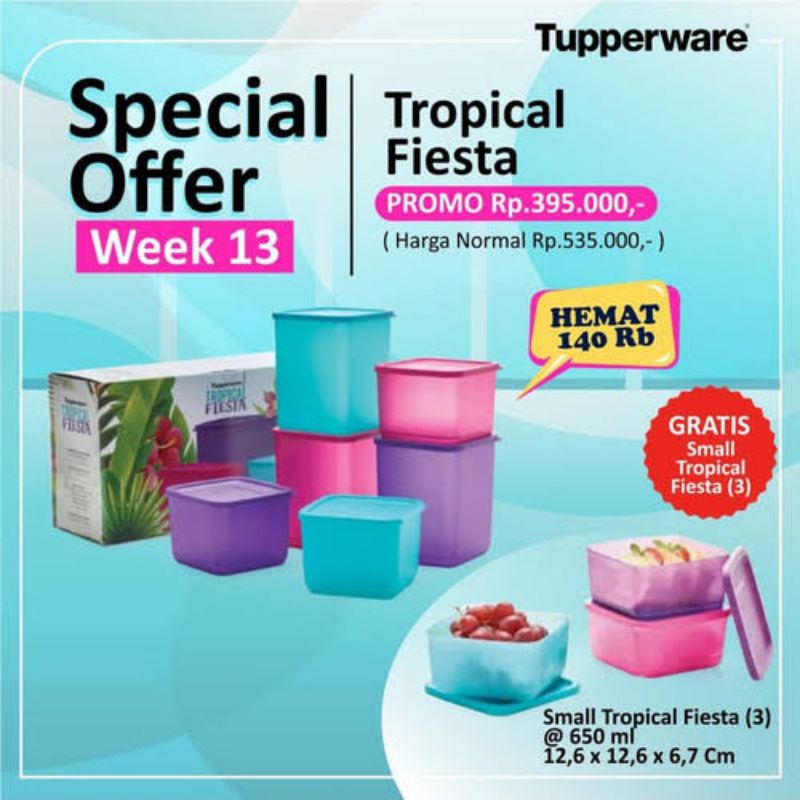Tropical Fiesta Ori Tupperware