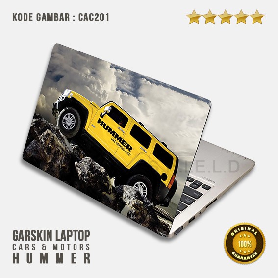 Garskin / Skin / Cover / Stiker Laptop - Ca Cab Hummer Car 1