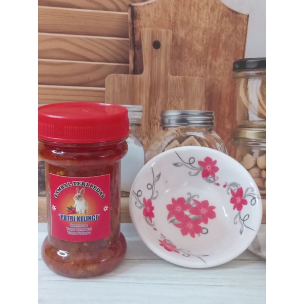 

sambal teri pedas dapat piring sambal cantik
