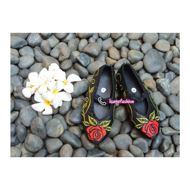 Sepatu bordir anak cewek / sepatu flat anak cewek / sepatu bordir anak cewek / sepatu anak bordir