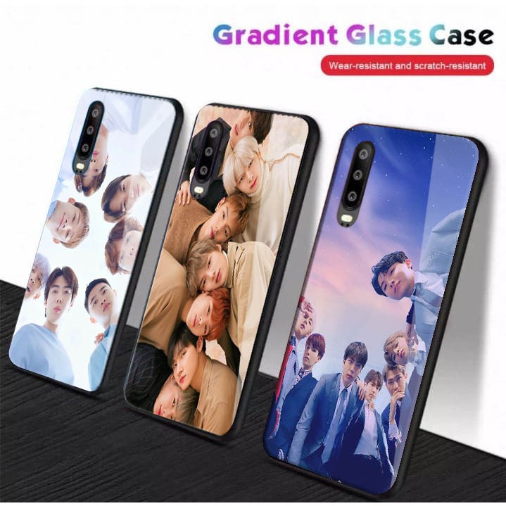 [K32] Soft Case Glass K-Pop For Oppo/Vivo/Xiaomi/Samsung/Iphone/Realme