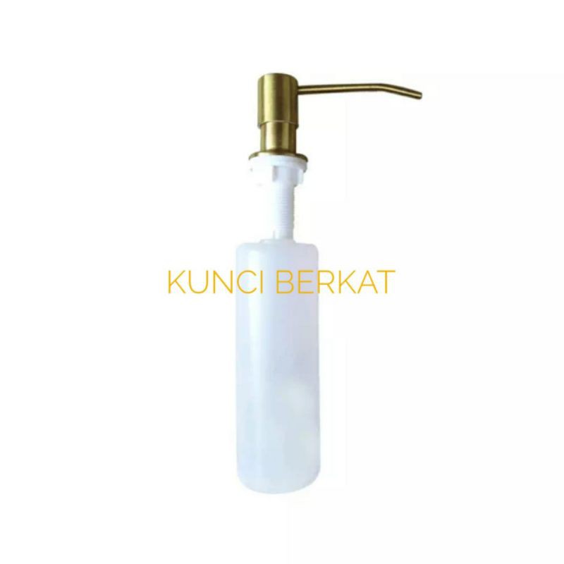 Hand soap kitchen sink gold/Tempat sabun cair emas