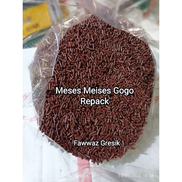 Meses Meises Gogo Coklat 250gr / Gogo Meses Coklat 250 gr