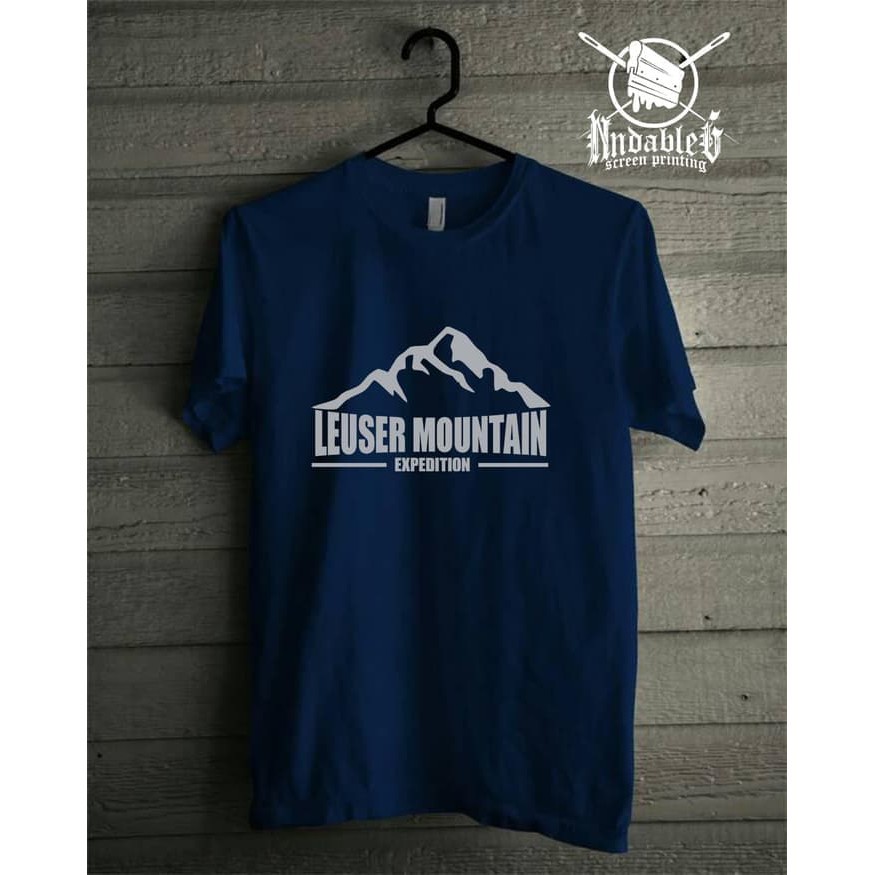 Kaos Baju Obral Combed 30S Distro LEUSER_ MOUNTAiN EXPEDiTiON Gunung
