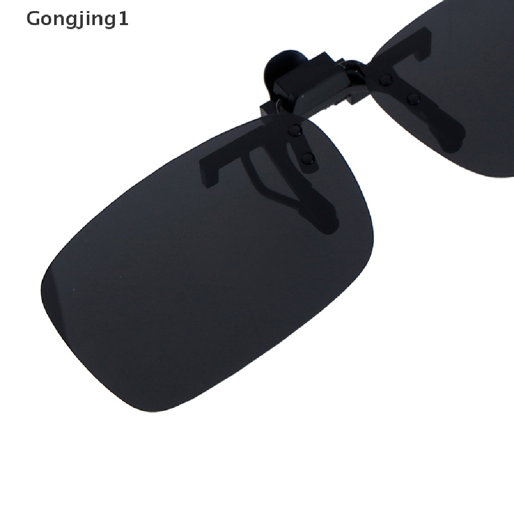 Gongjing1 Kacamata Hitam Polarized Model Clip on Untuk Berkendara