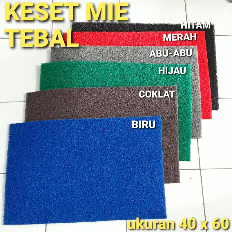 KESET MIE PVC/KESET BIHUN PVC TEBAL, ANTI SLIP UKURAN 40×60