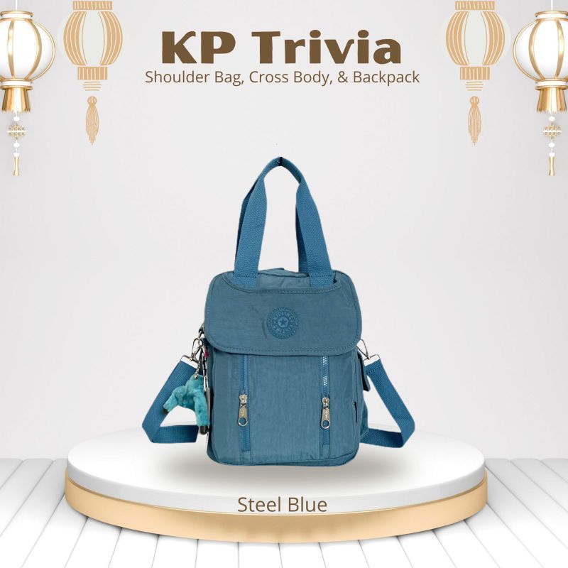 Tas wanita selempang ransel kp trivia import waterproof cyutebags