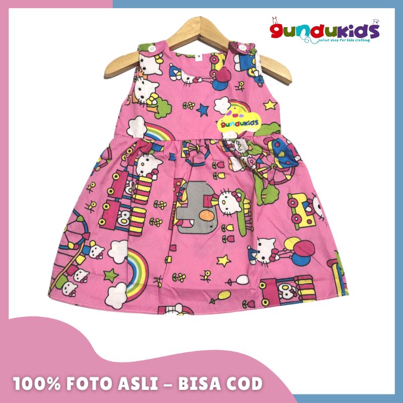 Pilih Motif / Dress kartun anak 1 tahun / bayi 0-12 bulan / kancing bahu catra / daster anak karakter / COD daster / dress karakter kancing 1-2 th / Dress anak bayi murah / lengan kutung / dress bayi perempuan-Pink HK