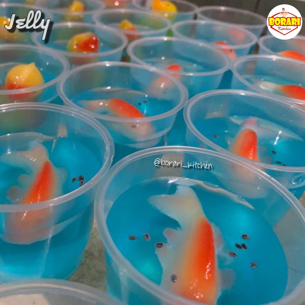 Jelly Cup Ikan  Koi  Puding  Karakter Snack Ultah  