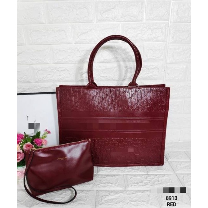 TOTE BAG BAHAN LEATHER BAG 2IN1 Kode 8913