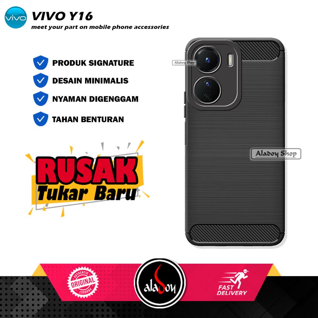 Case Y16 Ultra Slim Ipaky Carbon Premium Softcase Casing