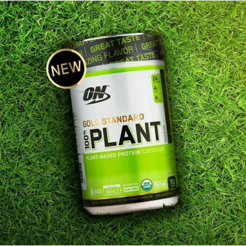 OPTIMUM NUTRITION ON 100% GOLD STANDARD PLANT PROTEIN 1.59 LBS BPOM ON GOLD STANDART VEGAN PROTEIN