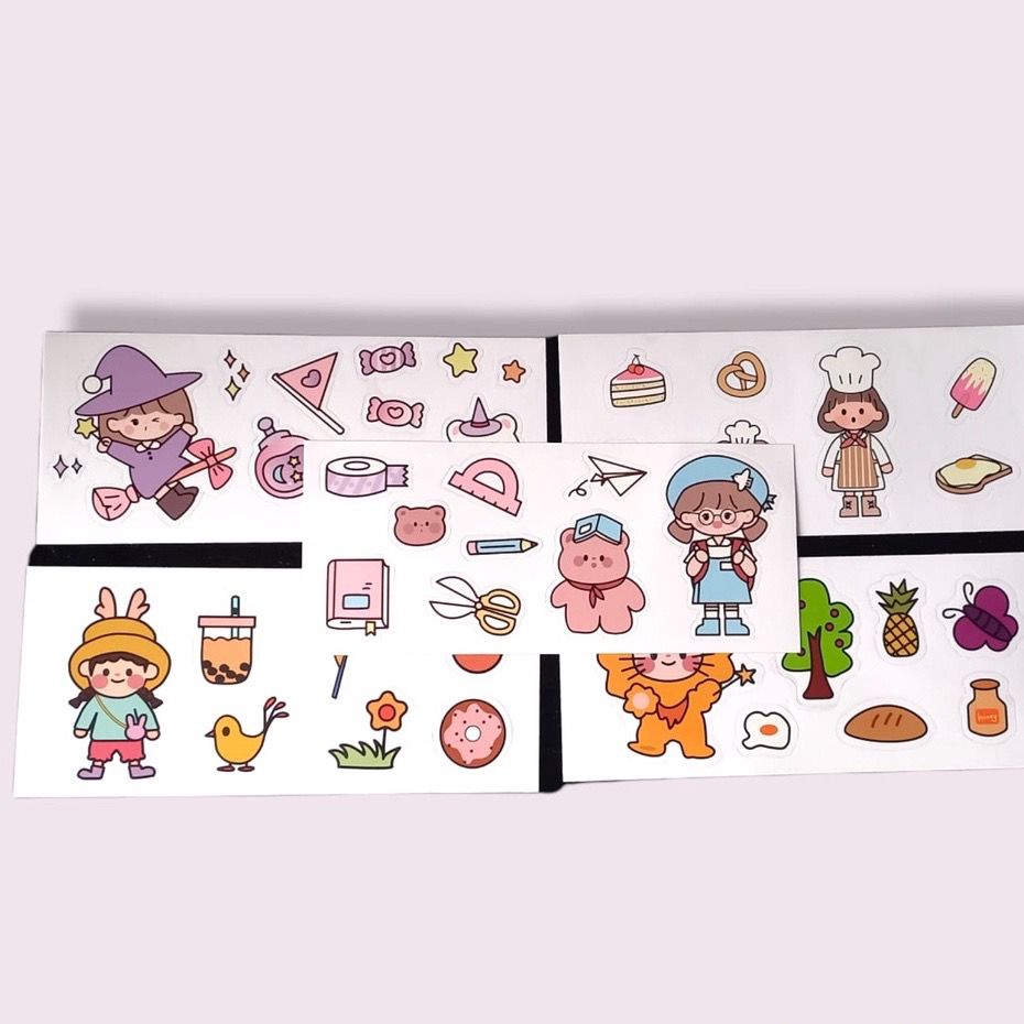 Sticker 2D Botol Minum Tritan Motivasi Aksesoris Bottle - Tempelan Case Buku Kulkas dll