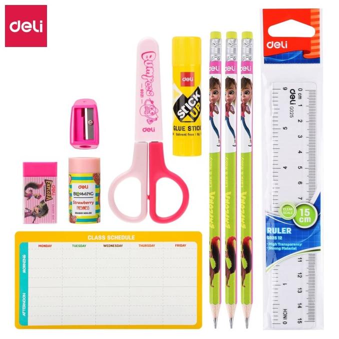 

BAYAR DITEMPAT Deli Paket Alat tulis Sekolah untuk memenuhi kebutuhan disekolah EH450/PULPEN GEL/PULPEN LUCU/PULPEN 1 PACK/PENSIL WARNA/PENSIL 2B/PENGHAPUS JOYKO/PENGHAPUS LUCU/RAUTAN PENSIL PUTAR/RAUTAN ELEKTRIK/SPIDOL WARNA/SPIDOL PERMANEN/SPIDOL