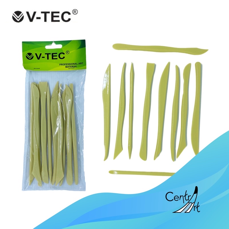 

VTEC sculpting tools clay knife clay tools Pisau ukir clay 10pcs