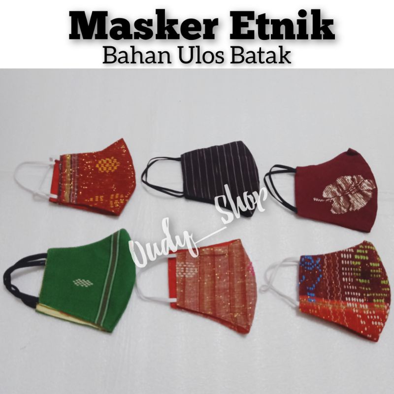 Masker Tenun Ulos Batak