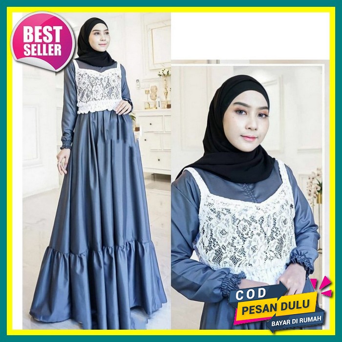 Baju Gamis Wanita Gamis Gamis Wanita Gamis Jumbo Murah V4H0 Gamis Jumbo Gamis Syar'I Terbaru Gamis R
