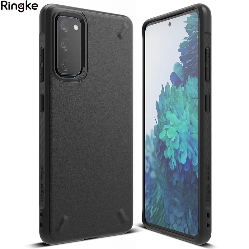 Ringke Onyx Case Samsung Galaxy S20 FE - Casing Black Soft Armor Original Hitam Shock Cover