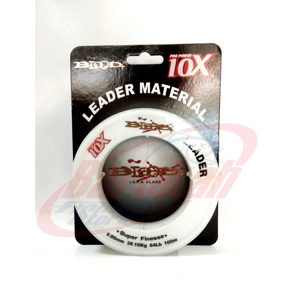Senar Pancing Blood Leader Material