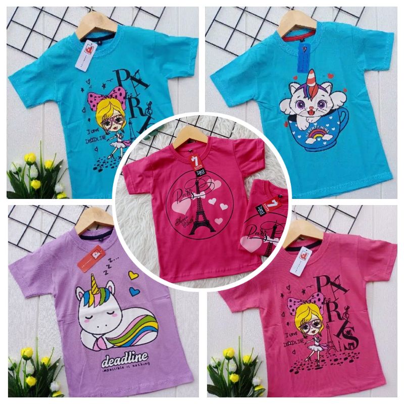 Kaos Distro Anak Perempuan DKIDS