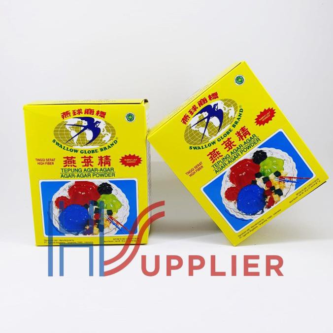 

Agar-Agar Powder Putih Swallow Globe
