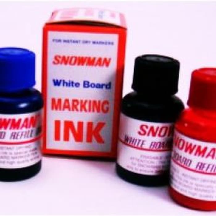 

BOLEH CAMPUR 3 WARNA REFIL TINTA SPIDOL SNOWMAN WHITEBOARD BG12 Murah
