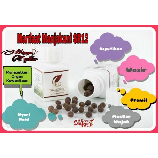 BPOM Manjakani SR 12 /obat keputihan/ miom/ manjakani asli sr12