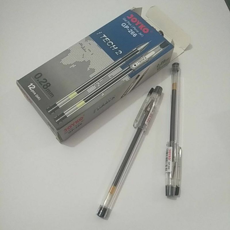 

Pulpen Gel Joyko GP-266 i Tech 2 0.28mm (per pak)