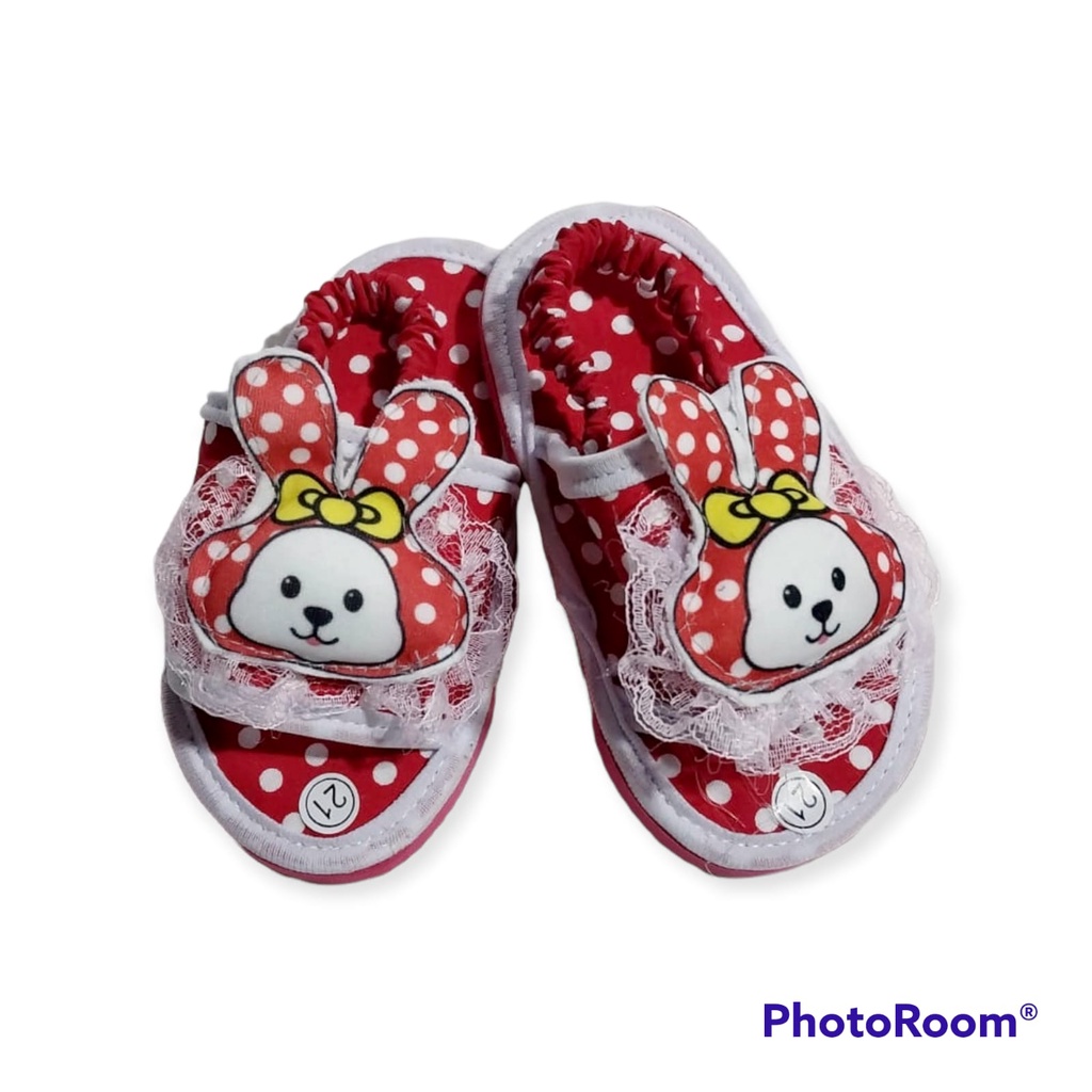 SANDAL ANAK PEREMPUAN BABY POLKADOT BONEKA