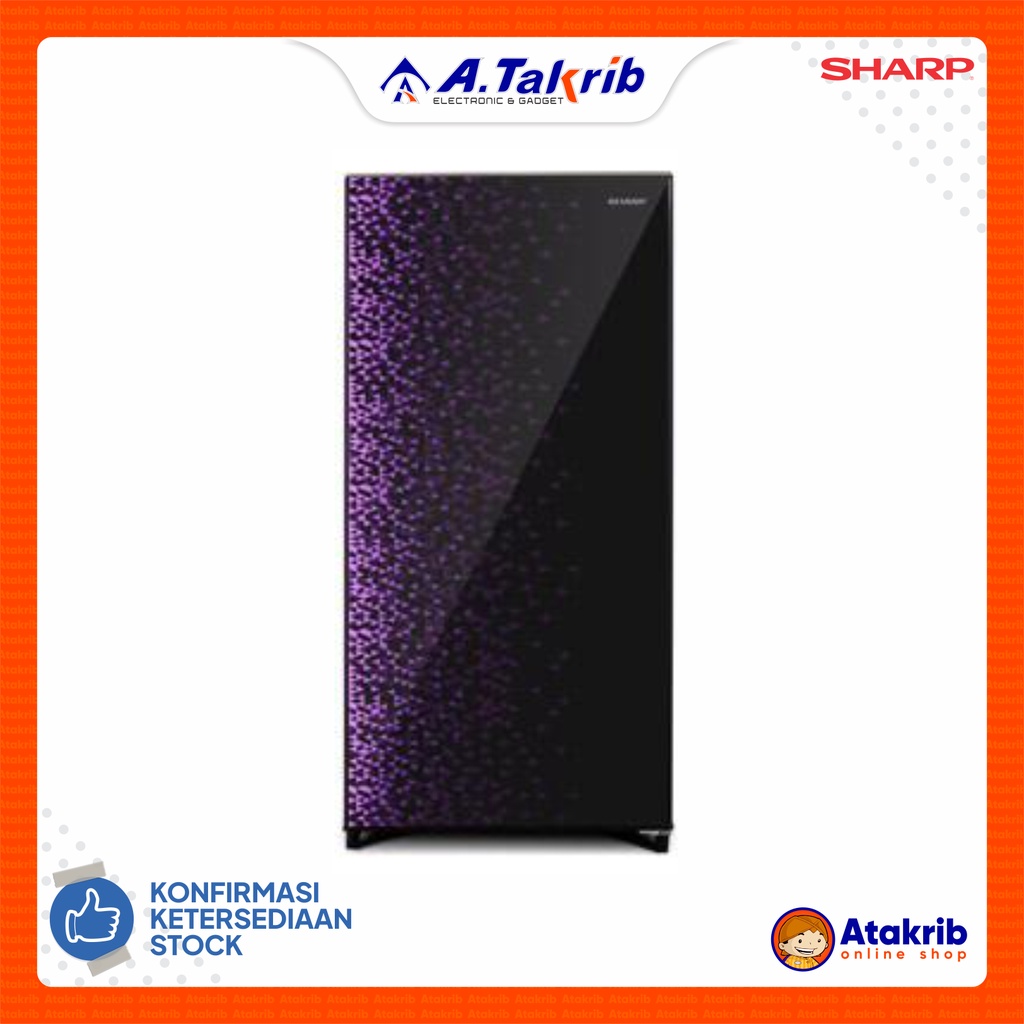 SHARP KULKAS 1 PINTU SJ-X195MG-GB