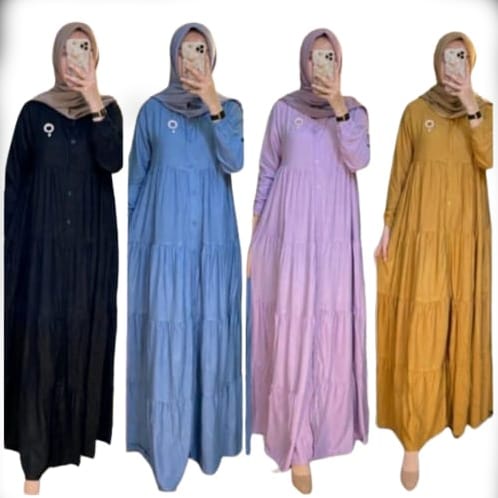 GAMIS RAYON PREMIUM BUSUI LD 110 PB 140 TERBEST SELLER / AZRAF DRESS