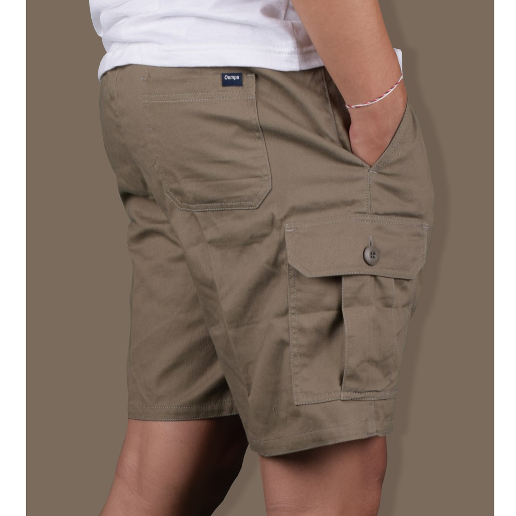 Oompa MALLRASH OLIVE | Celana Pendek Cargo