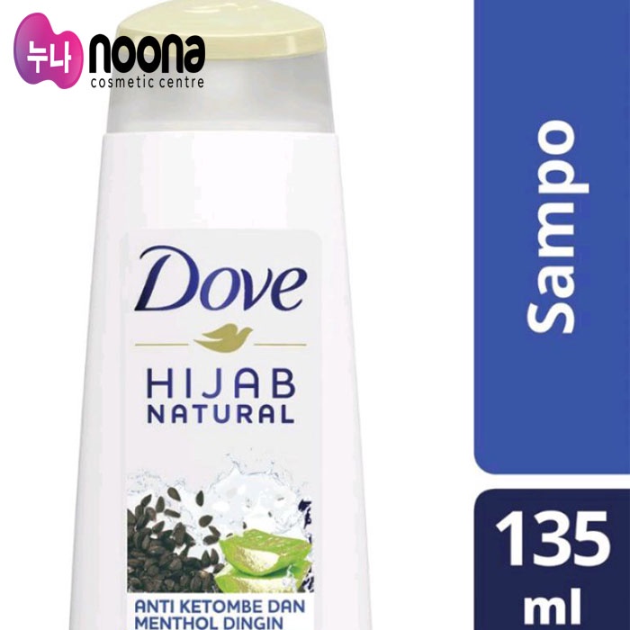 DOVE HIJAB NATURAL SHAMPO DENGAN HABBATUS SAUDA DAN LIDAH BUAYA 135 ML