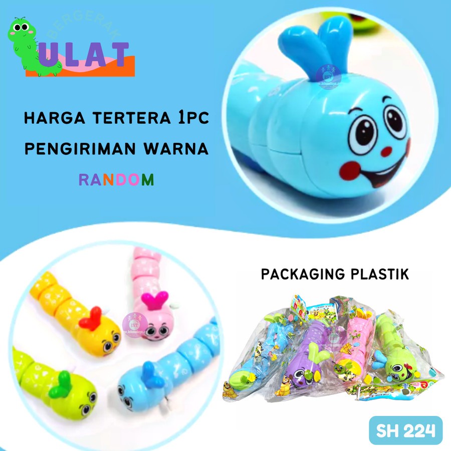 PROMO COD - Mainan Bayi Edukasi Anak Baby Toys Ulat Berjalan Insect SH 224A - MAINAN MOTORIK DAN SENSORIK ANAK - MAINAN MURAH