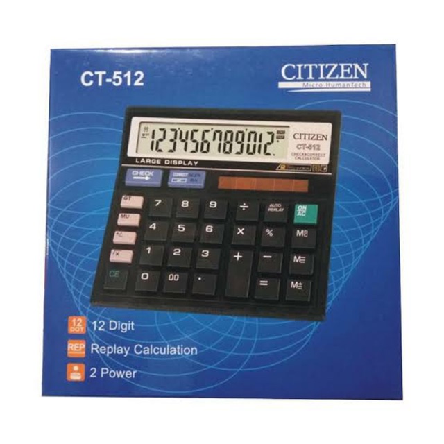 

Kalkulator Citizen CT-512 Kalkulator 12 digit Citizen CT 512