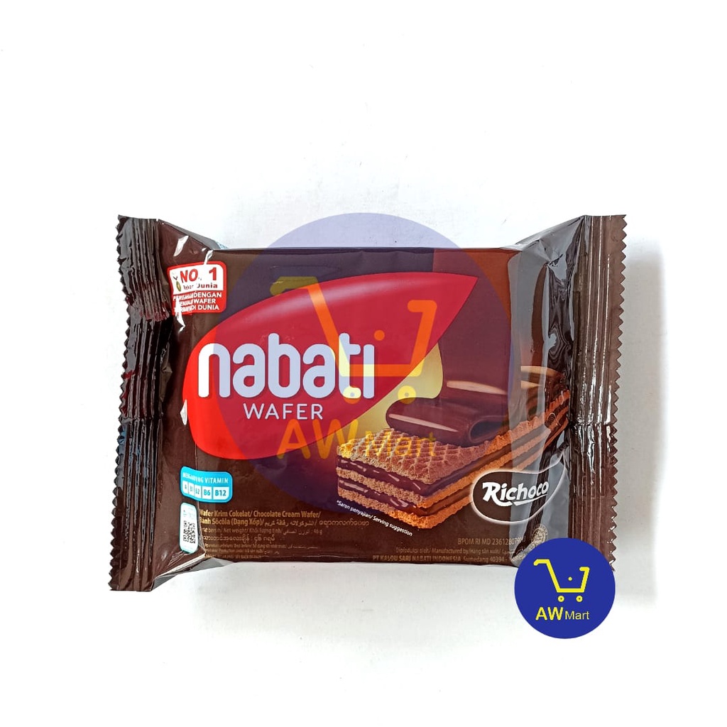 NABATI 2000 SNACK WAFER RICHEESE / RICHOCHO 50GR (LANGSUNG DARI PABRIK)