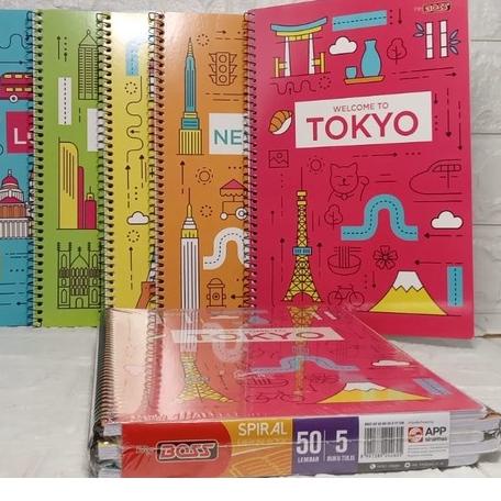 

ニ Buku Tulis SPIRAL Bigboss / B5 50 Lembar NEW 3391 ღ