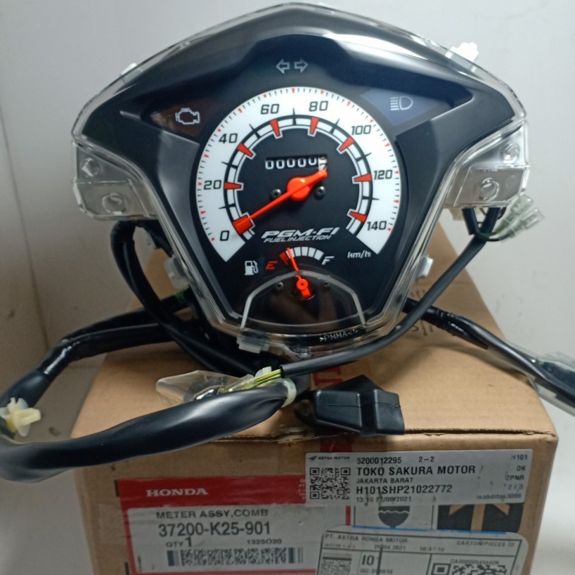 Speedometer Kilometer Assy Honda BeAT FI K25 37200-K25-901