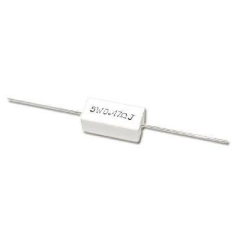 10Pcs Resistor 5W 0,47 Ohm