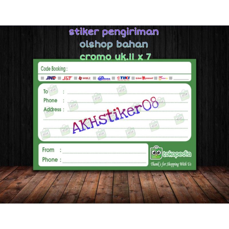 

stiker pengiriman olshop cantik