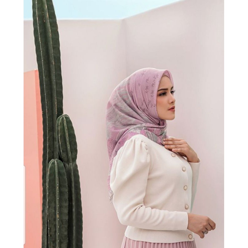 Buttonscarves opuntia lilac preloved