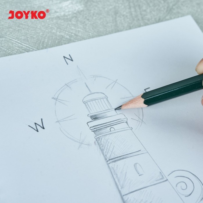 Joyko Sketch Book SKBK-706 Buku Sketsa Gambar Kertas Polos 100gsm ORI-3