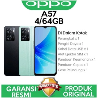 OPPO A57 4/64 & A55 4/64 GARANSI RESMI OPPO SELURUH INDONESIA