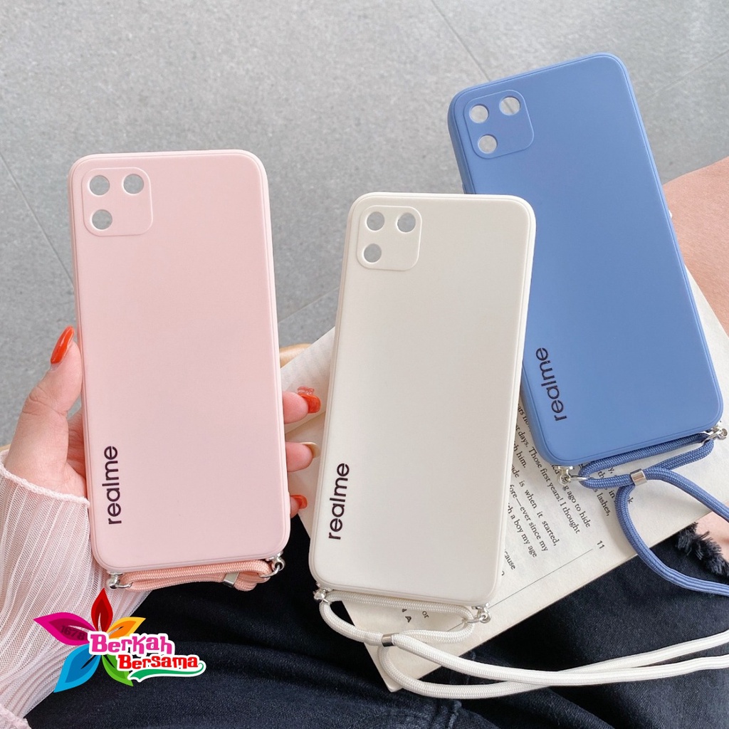 SOFTCASE SLINGCASE ORIGINAL SILIKON PELINDUNG KAMERA REALME 6 7 7I C17 8 PRO BB5647