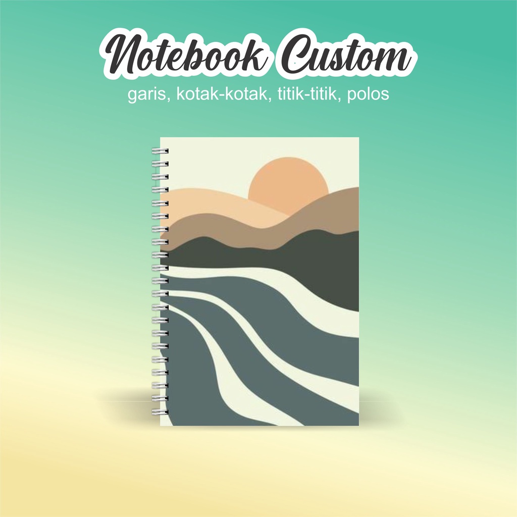 

NOTEBOOK A5 CATATAN/JURNAL BOOKPAPER GRID/KOTAK2#DOTTED/TITIK2#BLANK/POLOS