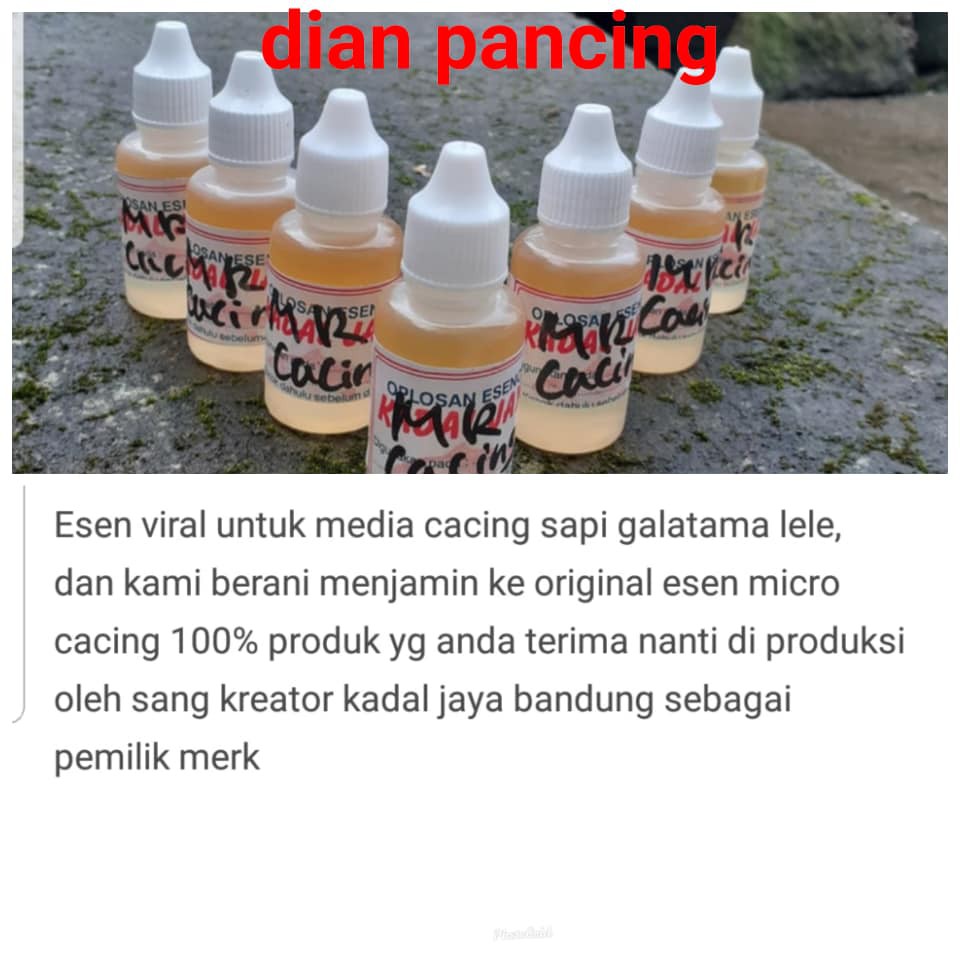 Essen Mikro Cacing Asli Kadal Jaya Isi 30 ml